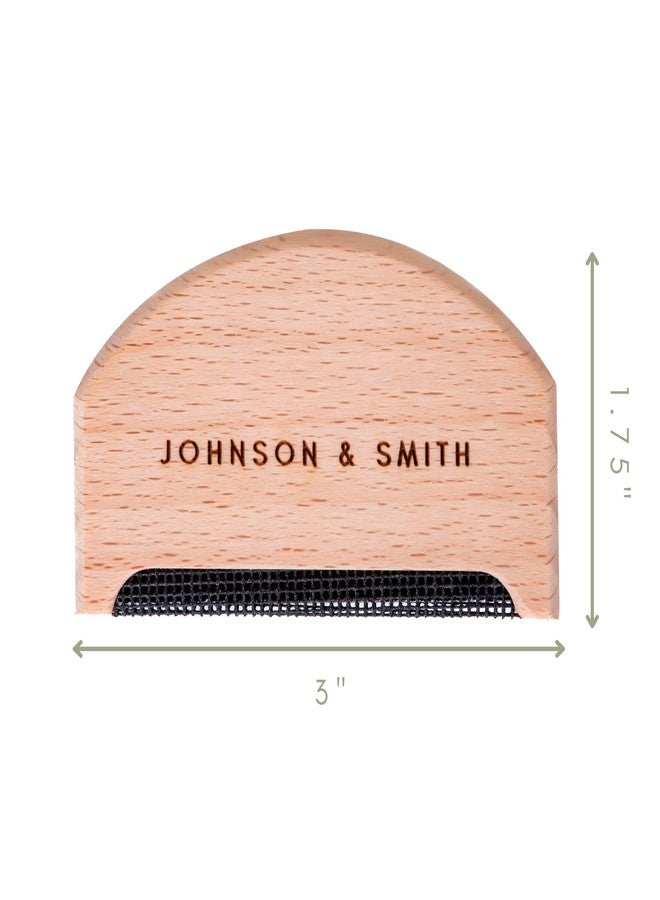 Johnson Smith Sweater Comb - Cashmere Sweater Shaver Lint Scraper - Easy Grip Comb - Multifunction Fabric Clothes Shaver Pill Remover - Travel Pilling Remover Brush with Pouch - Image 4