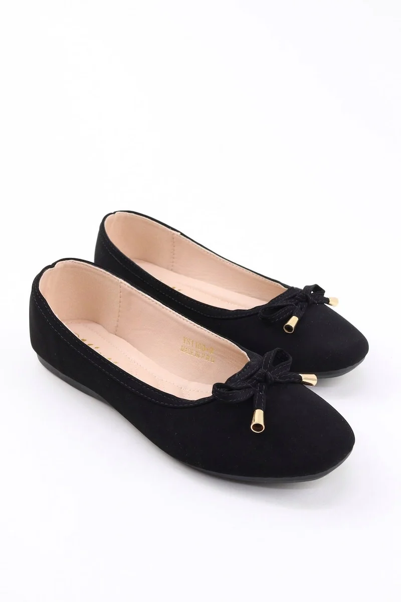Viny VINY Women's Cushioned Ballet Flats – Comfortable Slip-On Ballerina Shoes, Lightweight Casual Flat Shoes, Soft Walking & Office Footwear for Everyday Wear