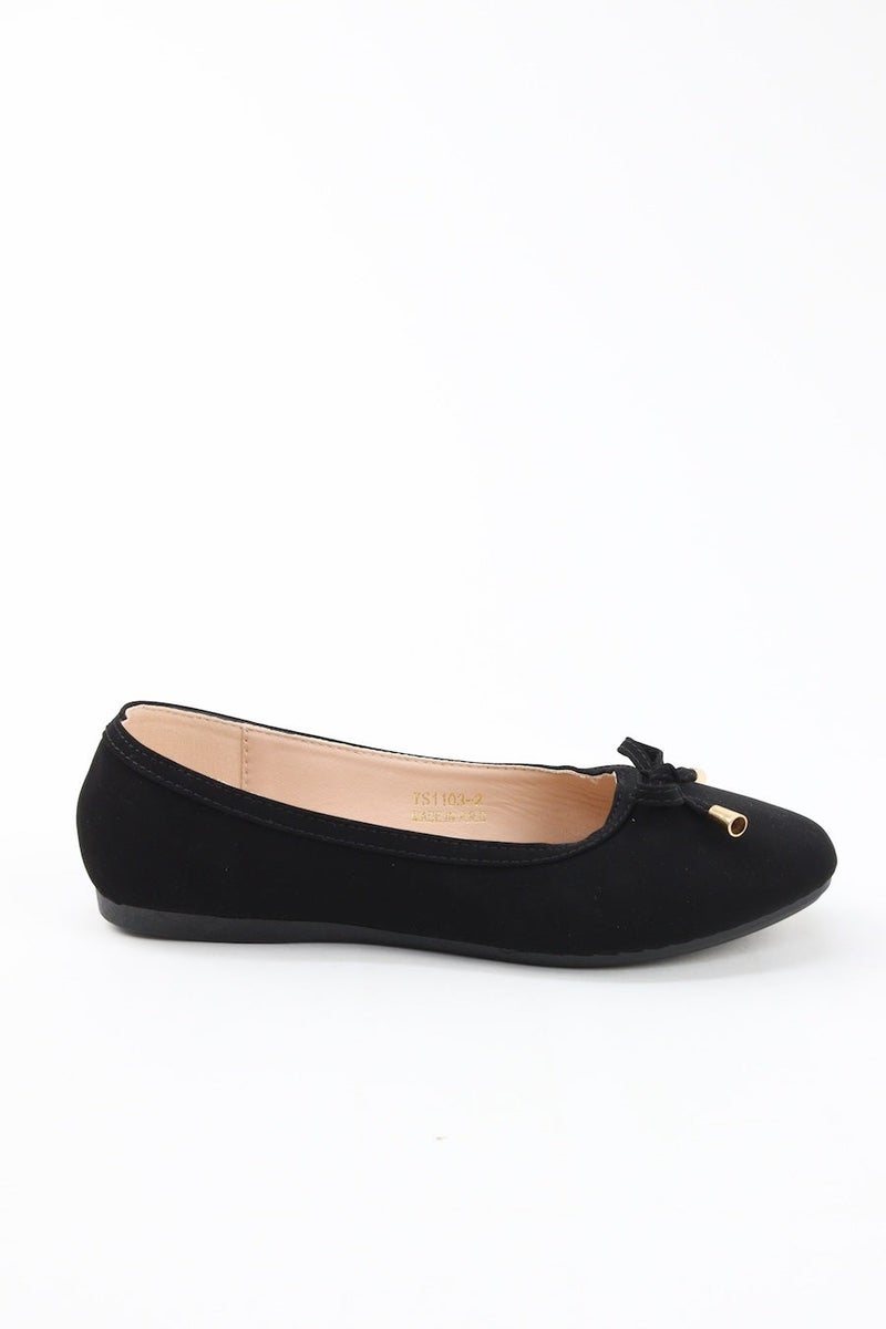 VINY Women's Cushioned Ballet Flats – Comfortable Slip-On Ballerina Shoes, Lightweight Casual Flat Shoes, Soft Walking & Office Footwear for Everyday Wear - Image 2