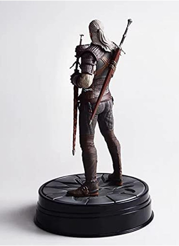 General - Geralt Figures, Geralt Draws Sword Action Figure, 24cm/9.4inch PVC Anime Model Game Character Gift Collection - Image 1