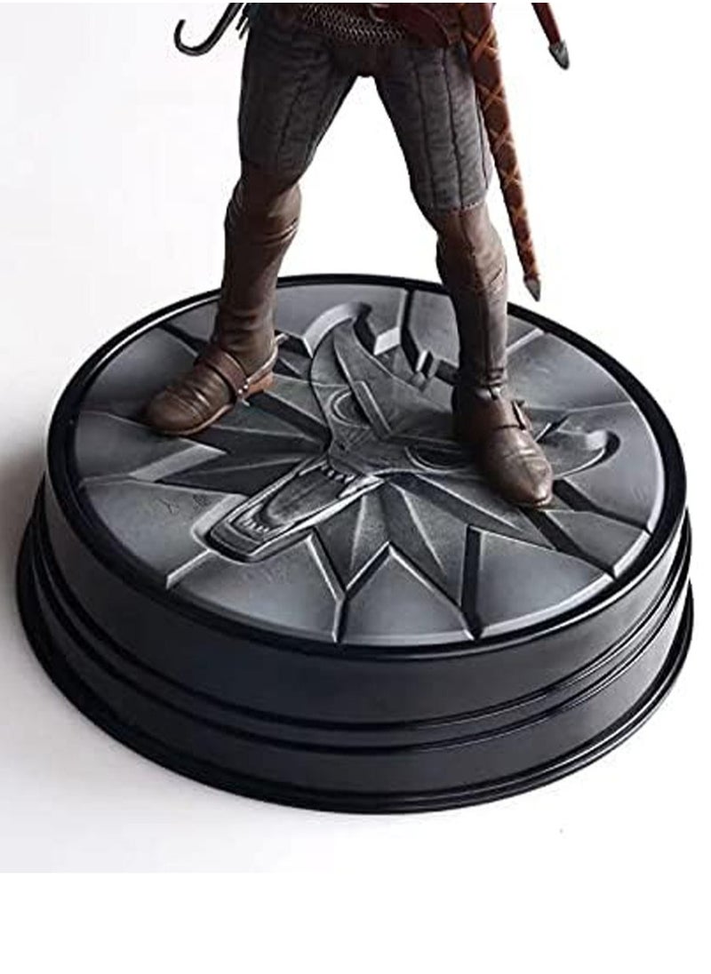 General - Geralt Figures, Geralt Draws Sword Action Figure, 24cm/9.4inch PVC Anime Model Game Character Gift Collection - Image 1