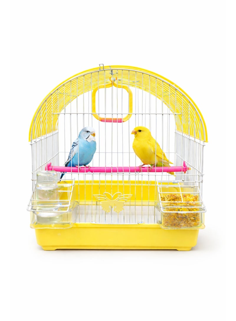 Petto W100 Metal Bird Cage 30×23×39 cm – Compact Rectangular Cage for Small Birds with Secure Design - Image 2