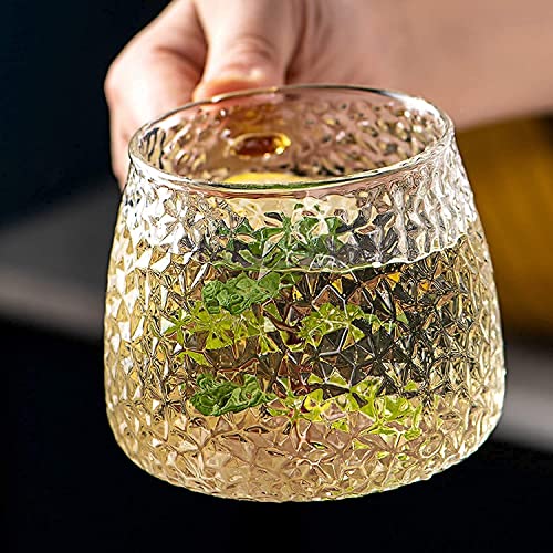 Mivana Golden Handle Glass Tea & Coffee Mugs - Glass Tea & Coffee Cup for hot & Cold Drinks Coffee Tea Milk cappuchino (410ML Mug, 2 Pieces) (MCV-5) - Image 3