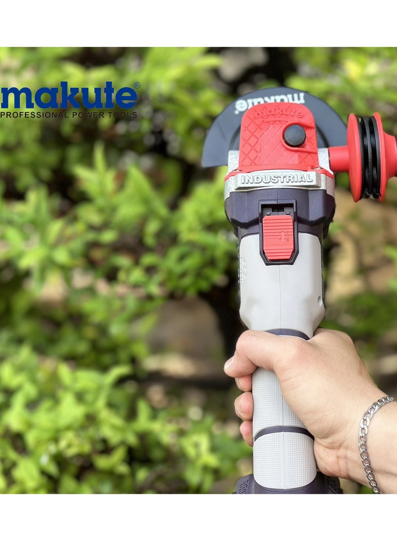 makute Grinder 4.5 Inches,Tow 20 Volt Battery, Speed 8000 rpm, Disc Size 115mm - Image 5