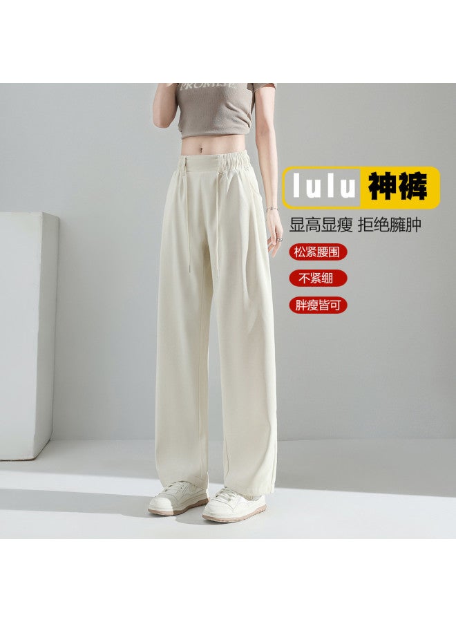 Baleno flared Versatile Casual Pants - Elegant Slim-fit Loose Summer Thin Straight-leg Trousers For Women - Image 2