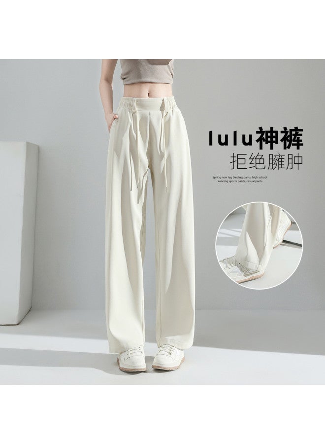 Baleno flared Versatile Casual Pants - Elegant Slim-fit Loose Summer Thin Straight-leg Trousers For Women - Image 3
