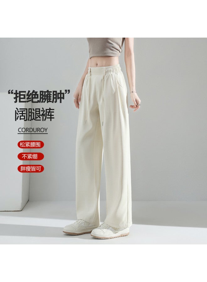 Baleno flared Versatile Casual Pants - Elegant Slim-fit Loose Summer Thin Straight-leg Trousers For Women - Image 5