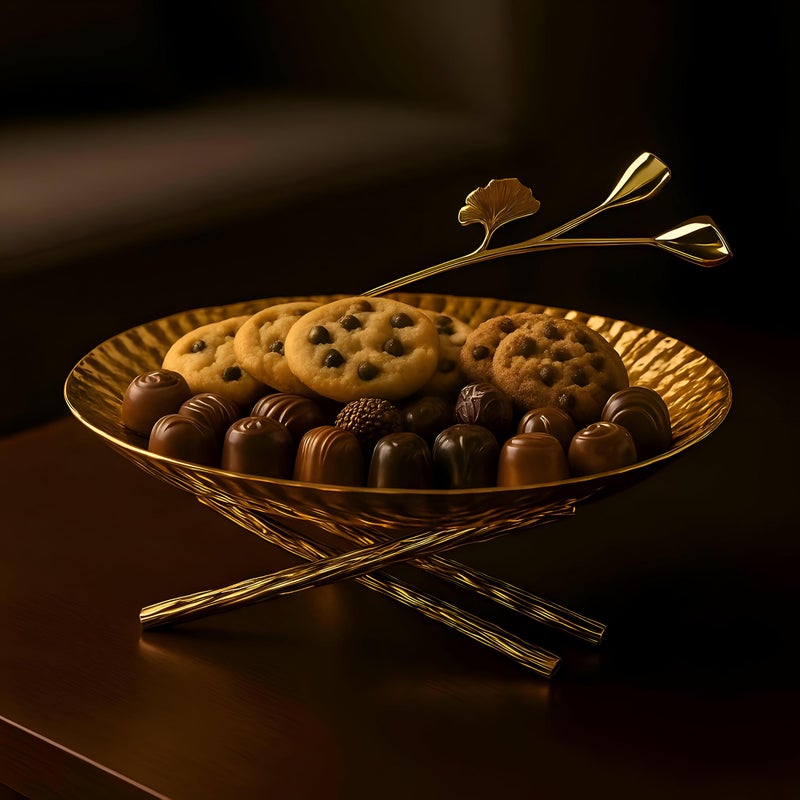 Elevated Cake Stand - Decorative Serving Platform for Celebration Cakes, Ideal for Eid, Christmas, and Weddings with Crystal Accents and Stable Design (MODEL1) - Image 4