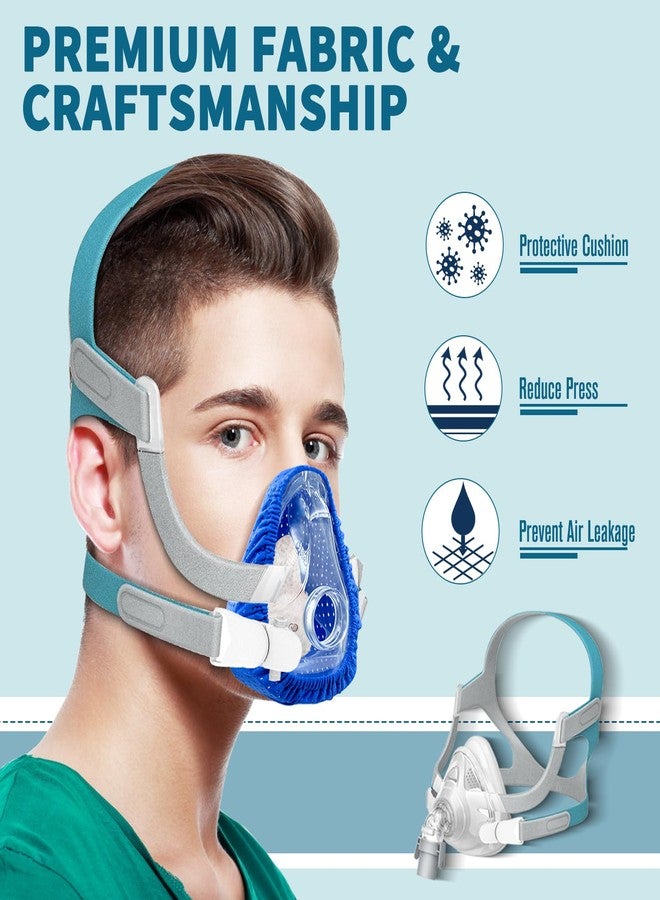 NATAKU 4 Pack Mask Liners Compatible with Large Full Face Mask Cover, Soft and Leak-Free Experience. Silk Full Mask Cushions Pads Fit Large Mask Covers, Reduce Noisy & Red Marks（Large Size） - Image 4