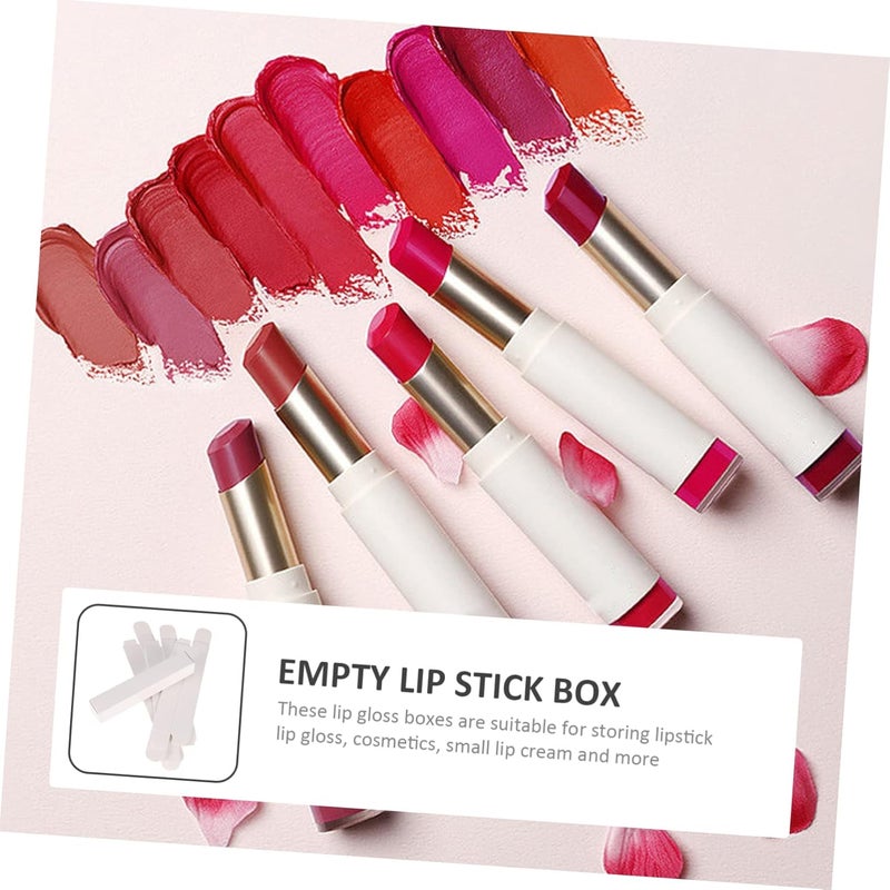 Precision polished solid material HOMSFOU 50pcs Empty Lip Gloss Boxes Paper Packaging for Lip Gloss Lipsticks Boys and Girls Lipstick Boxes Market diverse application fit - Image 4