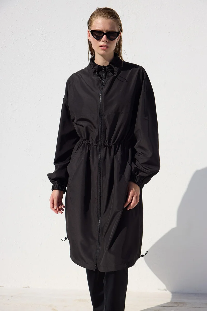 Manuka Oversized Long Swimsuit Black