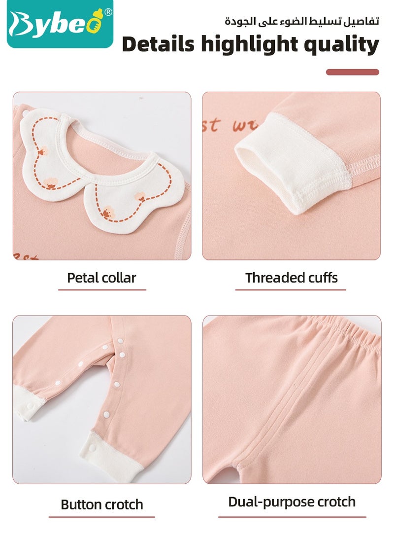 24PCS Newborn Baby Gift Set, Newborn Layette Gift Set for Boys and Girls, Babies Essential Clothes Accessories with Baby Blanket, 100% Premium Cotton,  for Spring Summer Autumn Winter Four Seasons