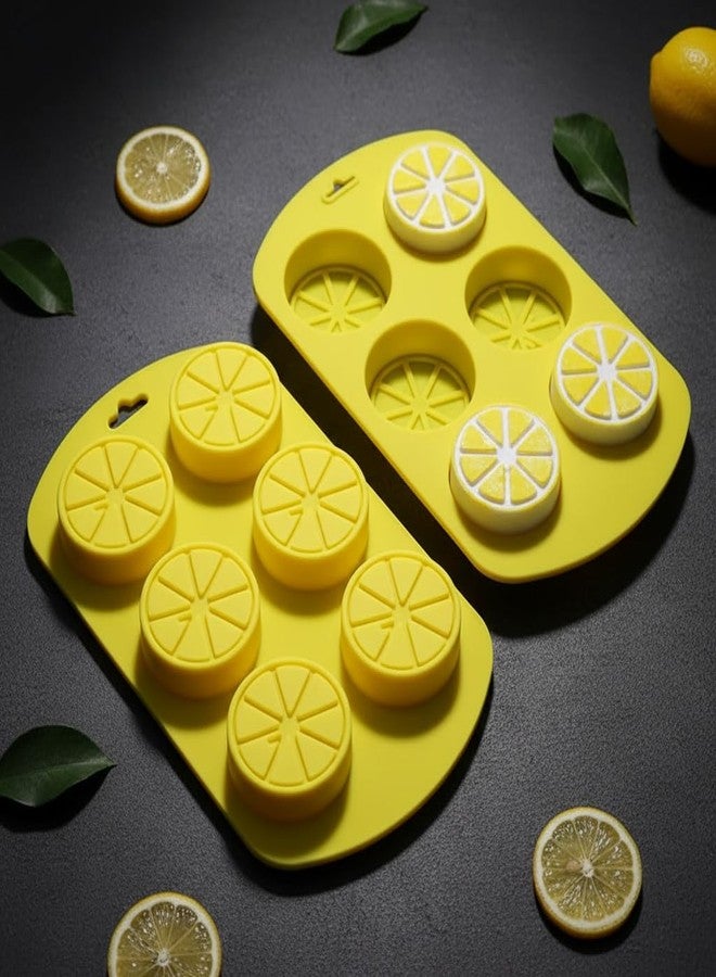 SquarezhenBo Fruit Shaped Silicone Molds, 3D Lemon Fondant Mold Chocolate Candy Biscuit Sugar Baking Mold for Cake Cupcake Dessert Candle Decoration Suitable for Making Chocolates, Jellies,Candy Making Supplies - Image 5