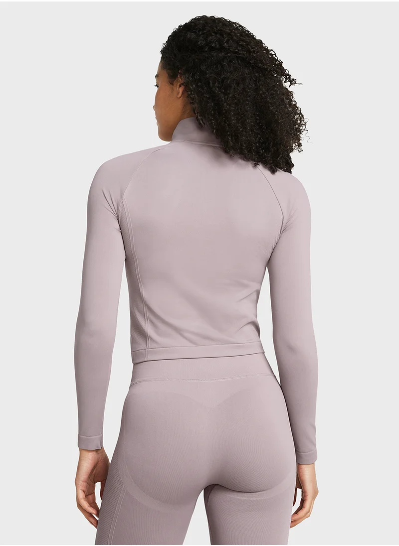 UNDER ARMOUR Vanish Seamless 1/4 Zip Crop Top