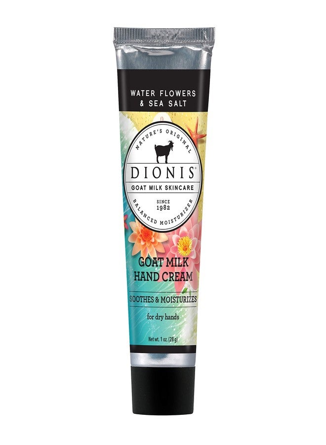 Dionis - Goat Milk Skincare Water Flowers and Sea Salt Scented Hand Cream (1 oz) - Made in the USA - Cruelty-free and Paraben-free - Image 1