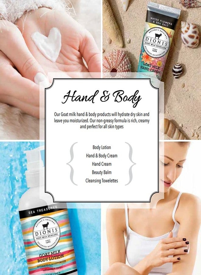 Dionis - Goat Milk Skincare Water Flowers and Sea Salt Scented Hand Cream (1 oz) - Made in the USA - Cruelty-free and Paraben-free - Image 4