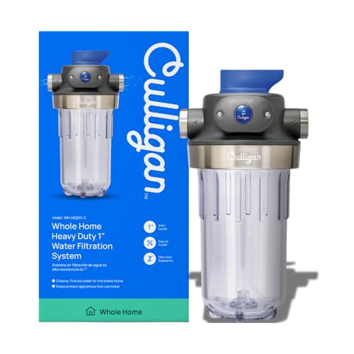 Culligan WH-HD200-C Whole House Water Filter System 1” Inlet/Outlet – Improve Tap Water Taste, Remove Sediment, Protect Appliances - Image 1