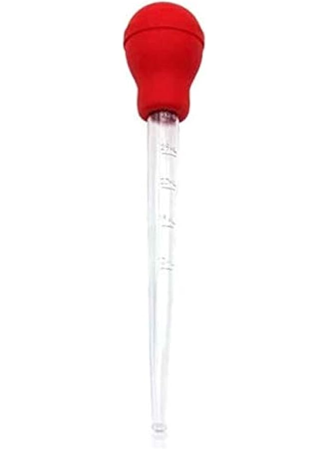 S-TOP Long Nylon Turkey Basters for Cooking with Silicone Bulb, red, SSZ323 - Image 1