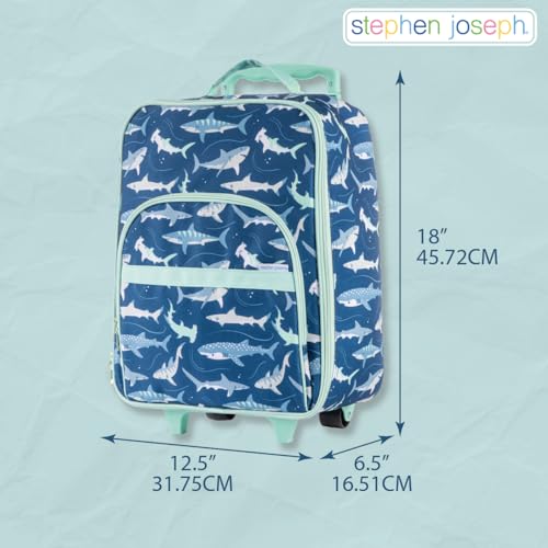 Stephen Joseph ستيفن جوزيف، حقيبة سفر للأطفال بعجلات، 12.5" طول x 6.5" عرض x 18" ارتفاع، أميرة - Image 3