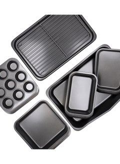 MASTERCLASS 7 Pcs Stacking Bakeware Set Non Stick  - Image 2