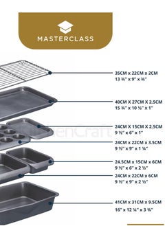 MASTERCLASS 7 Pcs Stacking Bakeware Set Non Stick  - Image 3