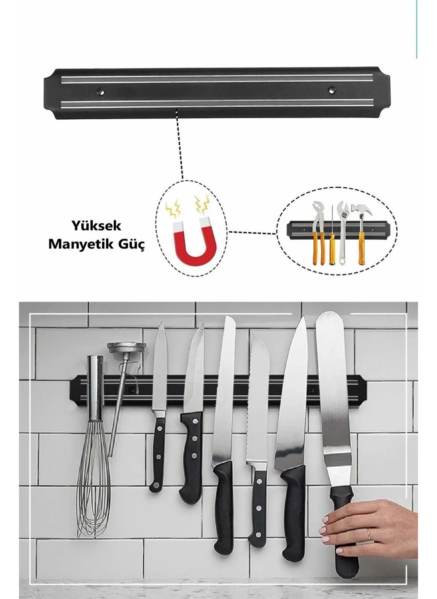 Octopus Bazaar - 55 cm Magnetic Wall Knife Hanger Stand Strong Magnet Knife Holder Tool Organizer - Image 1