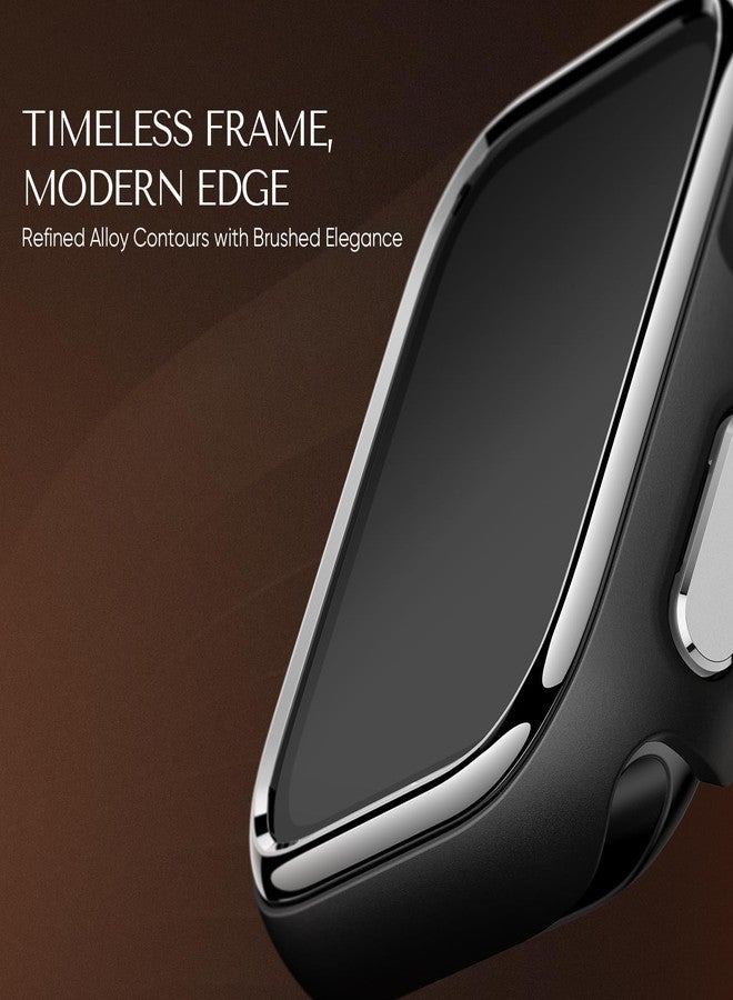 Suitisbest Metal Case Compatible with Apple Watch Series 6 5 4 SE 40mm with Screen Protector, Elegant Shimmering Metal Bumper Luxe Protection for Women‘s iWatch 40 mm - Image 3