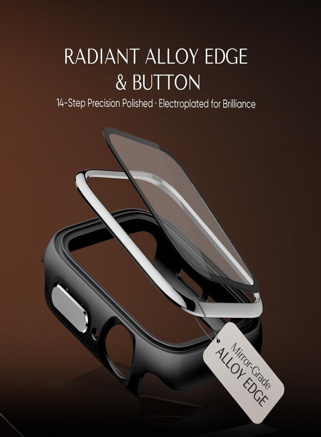 Suitisbest Metal Case Compatible with Apple Watch Series 6 5 4 SE 40mm with Screen Protector, Elegant Shimmering Metal Bumper Luxe Protection for Women‘s iWatch 40 mm - Image 2