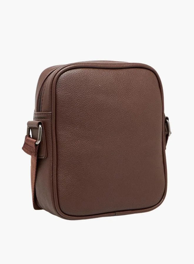 DUCHINI BROWN Men Solid Crossbody Bag for Men | Best Price UAE