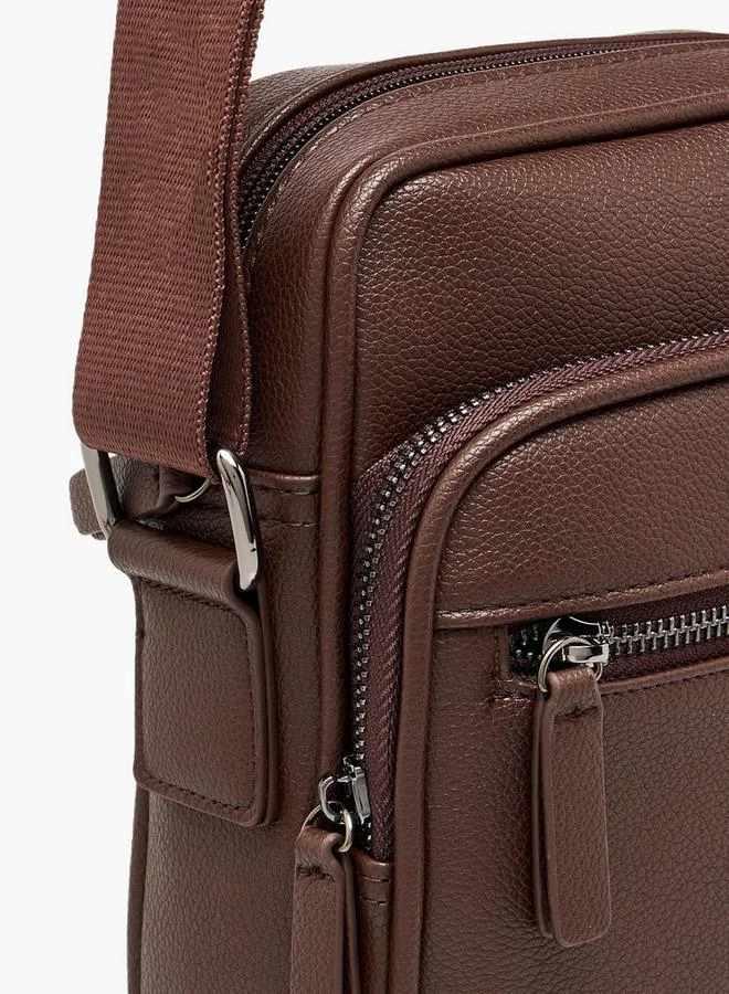 DUCHINI BROWN Men Solid Crossbody Bag for Men | Best Price UAE