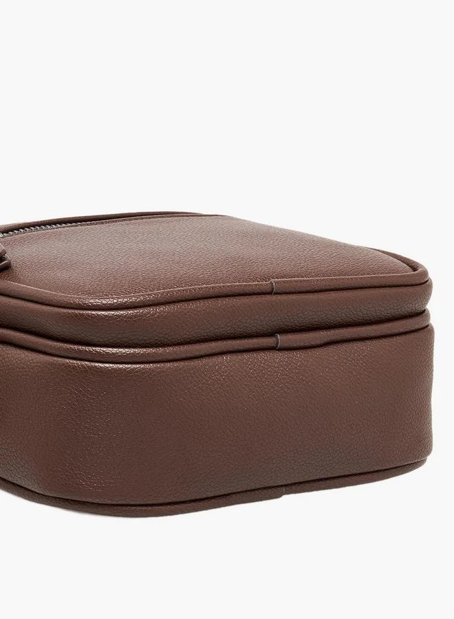 DUCHINI BROWN Men Solid Crossbody Bag for Men | Best Price UAE