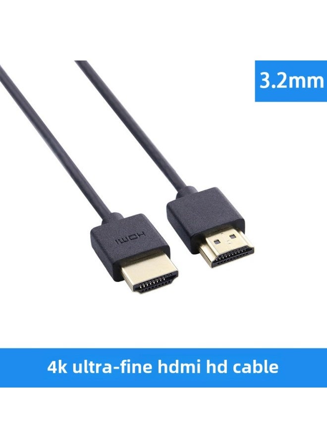 ماركة غير محددة HDMI Line 2.0 إصدار 4K Hdmi Thin Line OD3.2 A- A A- C A- D MINI Micro HD Line-اللون: HDMI-MINI HDMI 1.8 M  - Image 3
