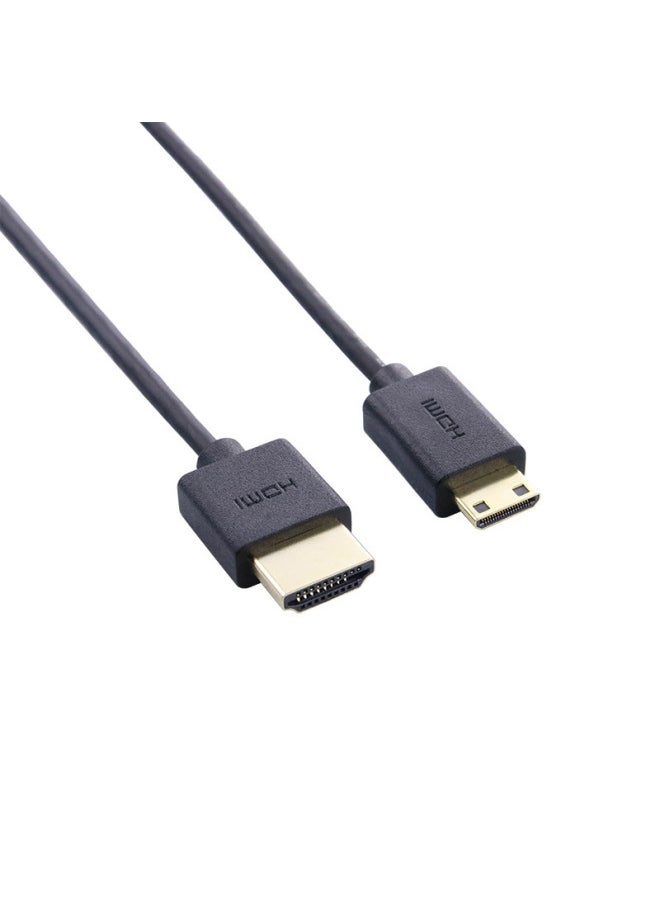 ماركة غير محددة HDMI Line 2.0 إصدار 4K Hdmi Thin Line OD3.2 A- A A- C A- D MINI Micro HD Line-اللون: HDMI-MINI HDMI 1.8 M  - Image 1