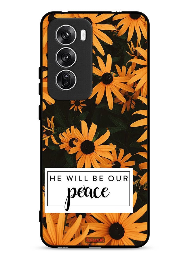 Tolwak Oppo Reno12 5G Protective Case Cover He Will Be Our Peace - Image 1