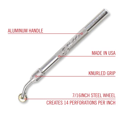 Excel Blades Pounce Wheel - 7/16-Inch Stainless Steel Tracing, Perforating, Cutting, Sewing, Quilting & Embossing Tool - Image 2
