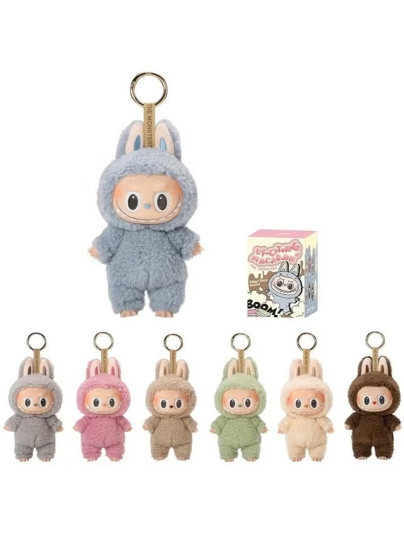 LABUBU Labubu Keychain Collectible Toy – 17cm Fun Plush Vinyl Art Figure (1PC Only) – Single Blind Box Surprise with Assorted Styles – Cute Keyring for Bags, Backpacks & Fans – Multicolor  - Image 1