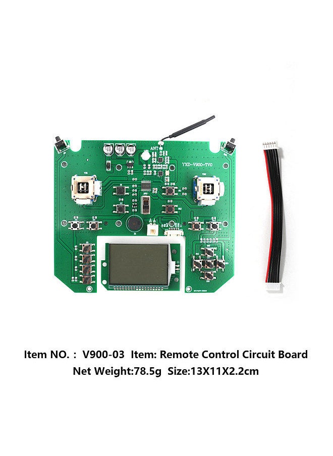 Remote Control Circuit Board for Fishing Bait Boat Transmitter Board with LED Screen Compatible