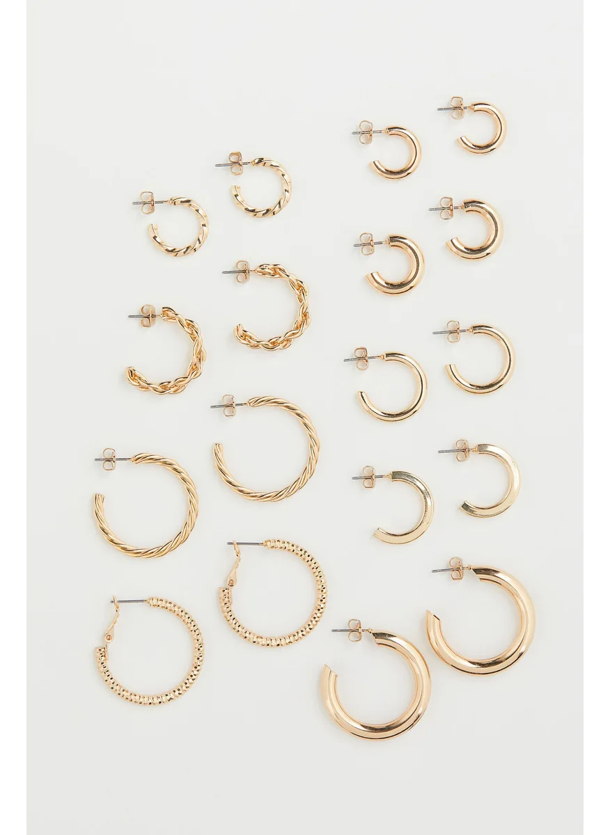 اتش اند ام 9 Pairs Hoop Earrings