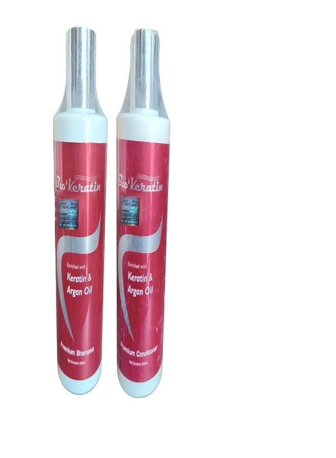 Dreamron Bio' keratin shampoo 300 ml and Bio' Keratin conditioner 300 ml combo - Image 1