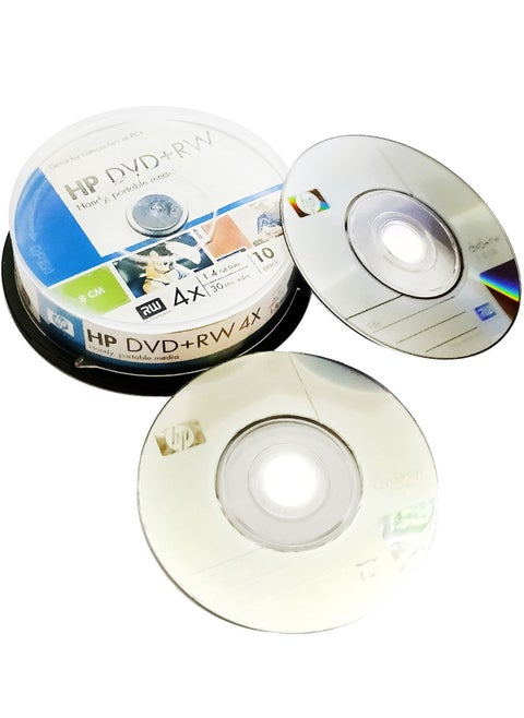 HP Mini DVD Read & Write 30 Minutes 8 cm 1.4 GB, 10 DVDs