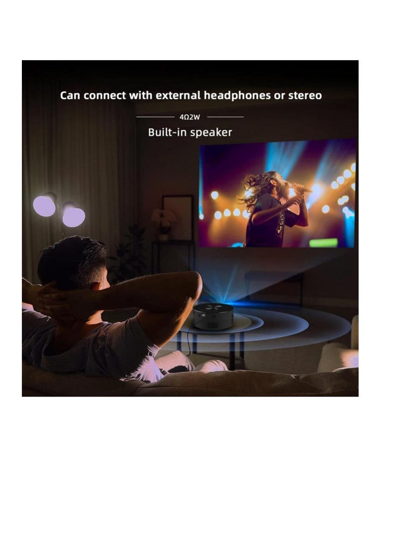 AROAQ Mini Projector Home Theater Media Player LED Mobile Video Cinema Wired Same Screen Projector For Iphone Android  - Image 4