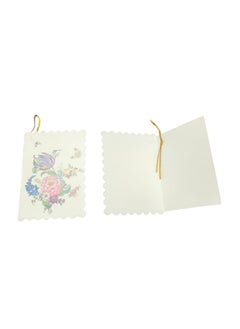Generic 9 Pieces Gift Cards with Different Floral Designs Multicoloured Randomly Assorted  - Image 4