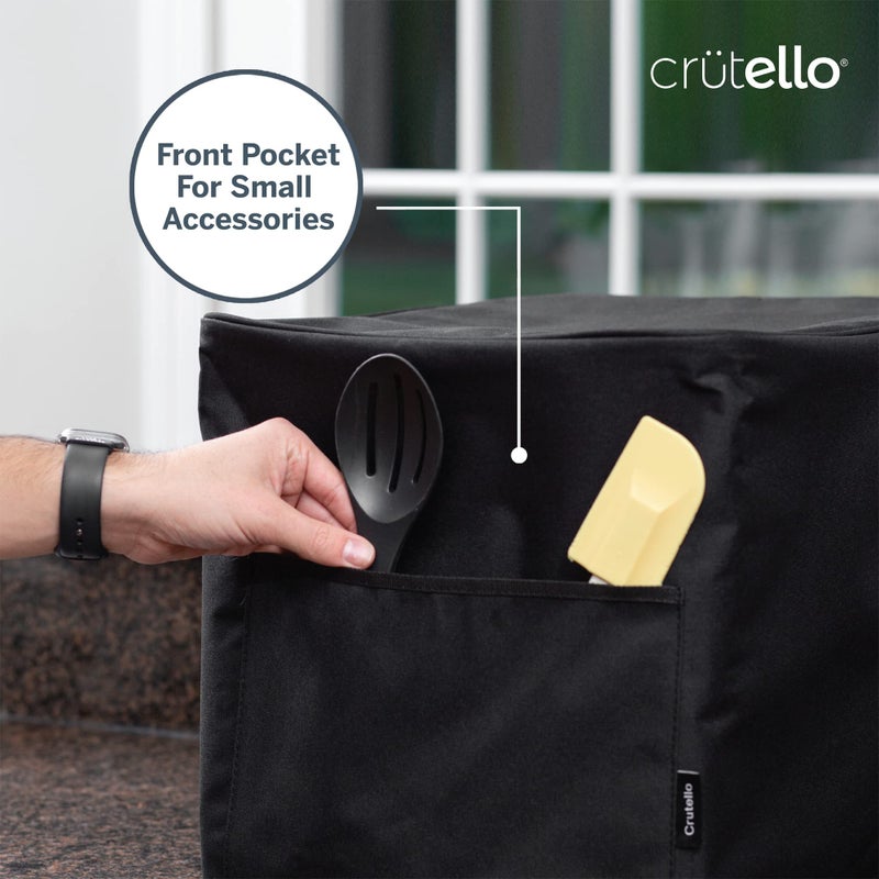 Crutello Air Fryer Cover with Storage Pockets for 5.5 Quart Fryer - Small Appliance Dust Covers - Image 5
