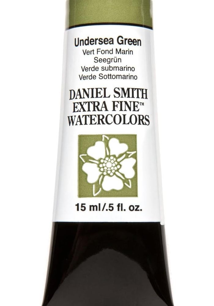 DANIEL SMITH Extra Fine Watercolor 15ml Tube - Undersea Green - Image 5