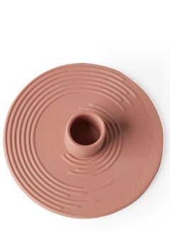 Prickly Pear Athena' Candlestick Holder, Terracotta  - Image 2