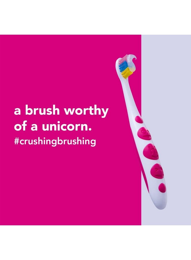 hello Unicorn Baby and Toddler Soft Toothbrush for All Ages, BPA Free, Easy to Grip Handle, 6 Count - Image 3