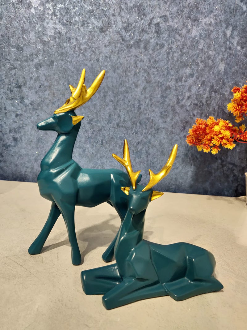 zart Deer Home Decor showpiece (Dark Green) - Image 3