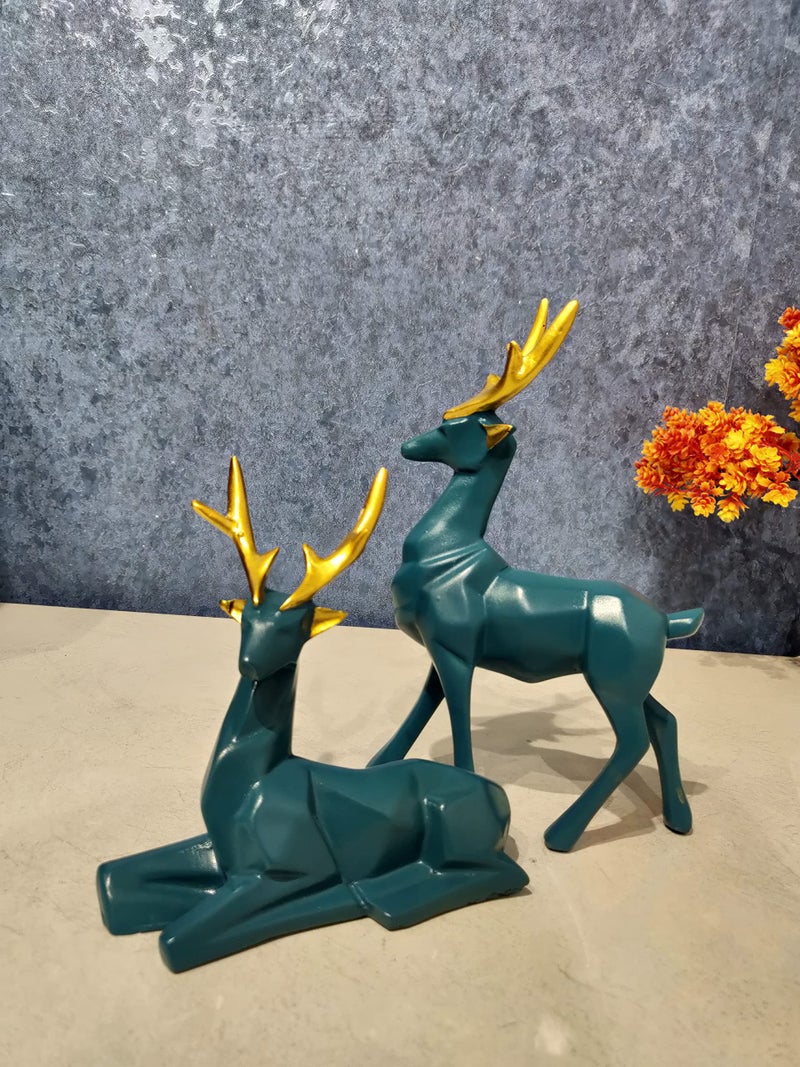 zart Deer Home Decor showpiece (Dark Green) - Image 4
