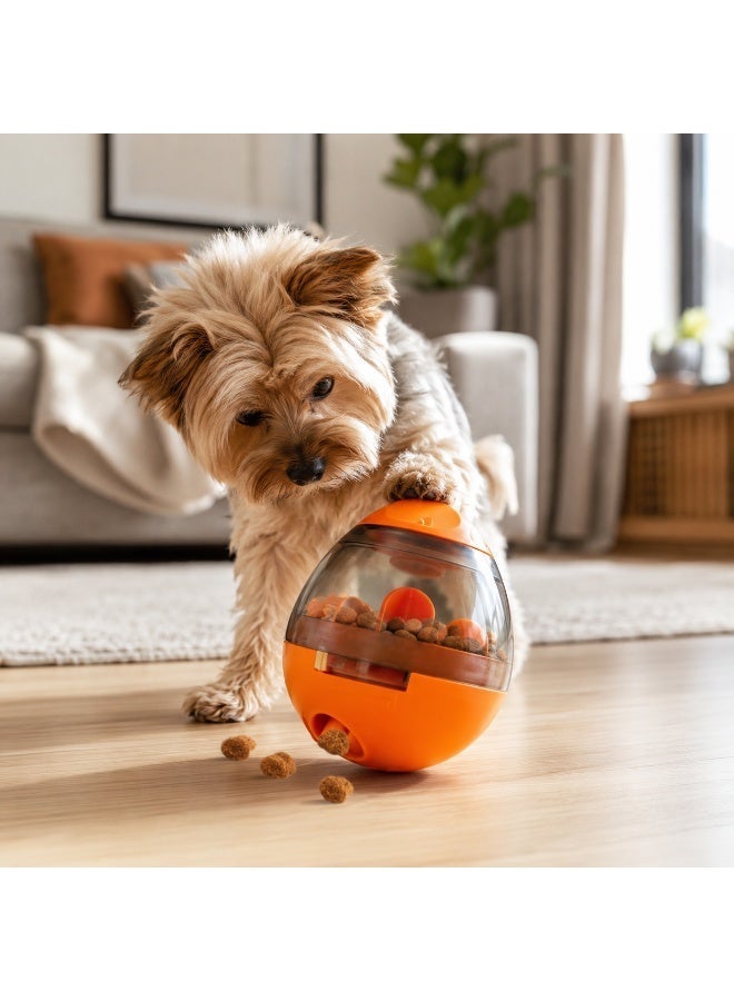 vsell24 Interactive Treat Dispensing Tumbler Toy for Dogs & Cats – Self Food Feeder Puzzle Toy for Small & Medium Pets Slow Feeding & Mental Stimulation - Image 3
