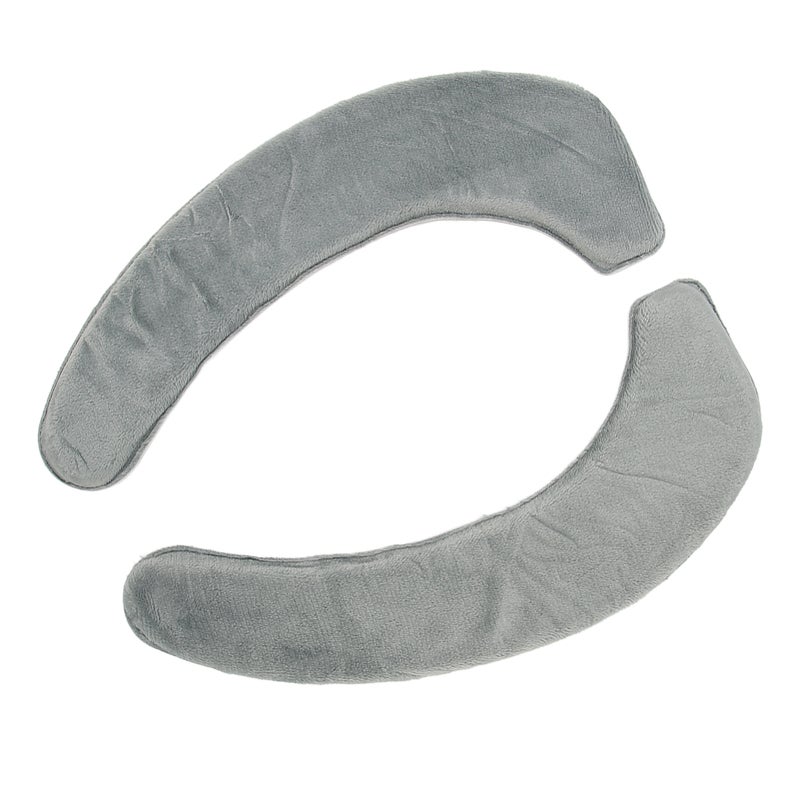 2 Pcs Toilet Warmer Cover Soft Comfortable Warm Washable Self Adhesive Flannel Toilet Seats Cover Cushion Grey - Image 2